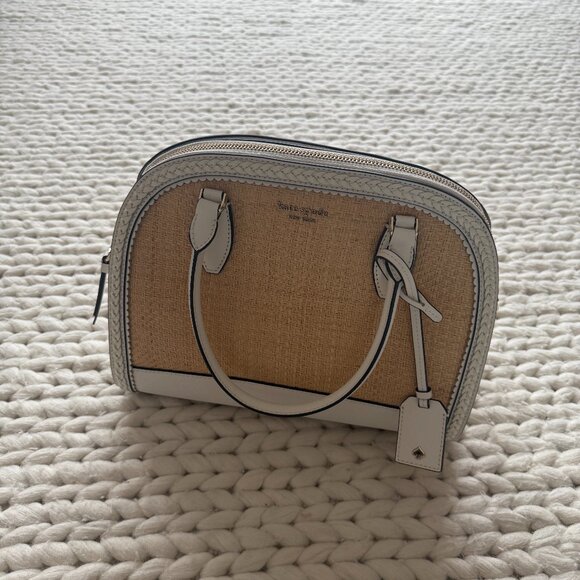 Kate Spade Straw Large Dome Satchel - Picture 2 of 8